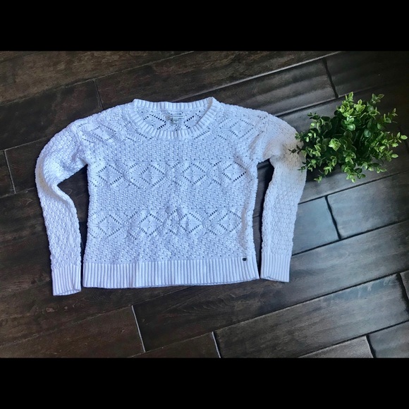 American Eagle Outfitters Tops - [AEO] Cotton Scoop Neck Knit Sweater